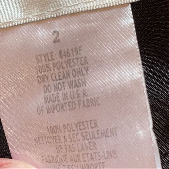 David’s Bridal strapless black tule mini dress. - Picture 10 of 12